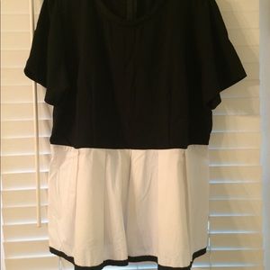 ELOQUII LADIES PLUS SZ 18 PEPLUM 𝚃𝚘𝚙